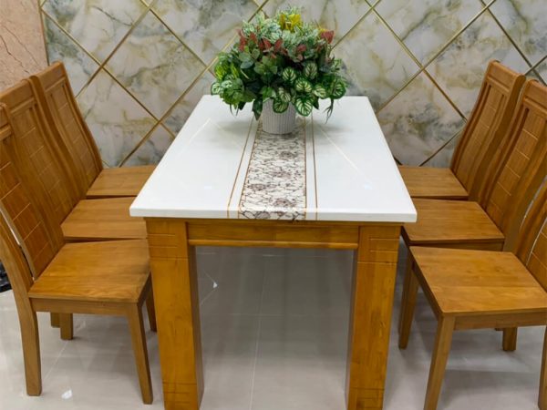 Bàn ăn 6 ghế mặt đá