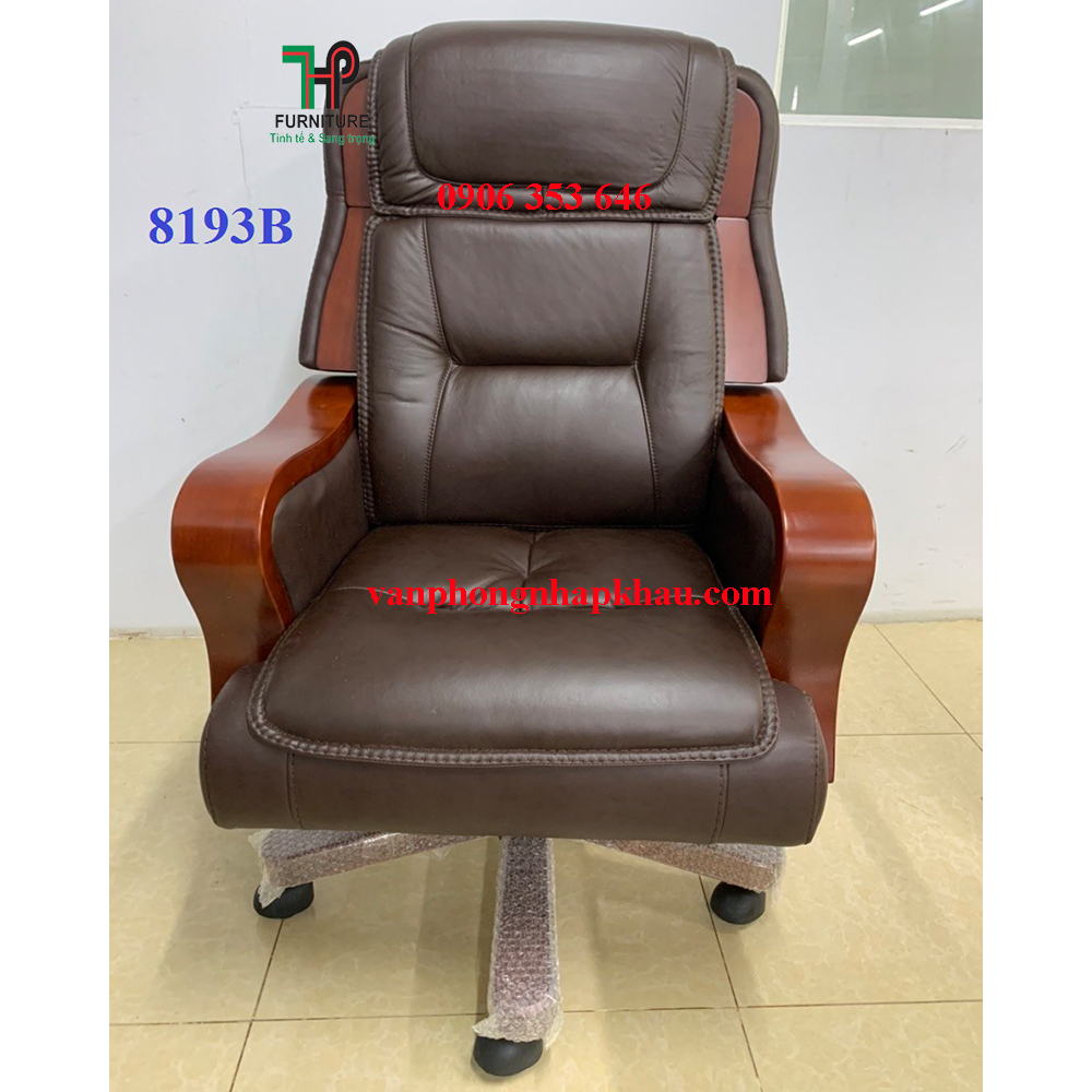 ghế giám đốc da màu nâu